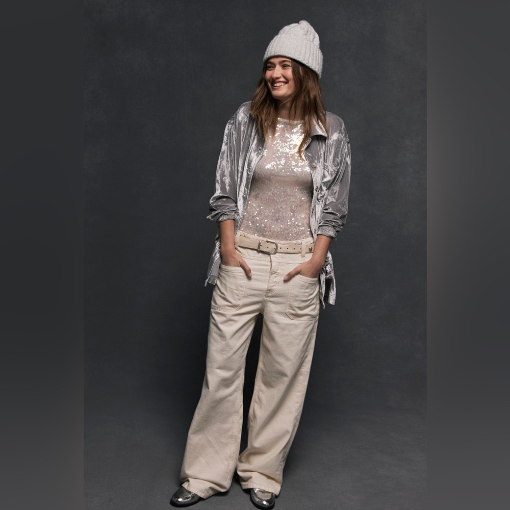 Free People Palmer Cuffed Jeans